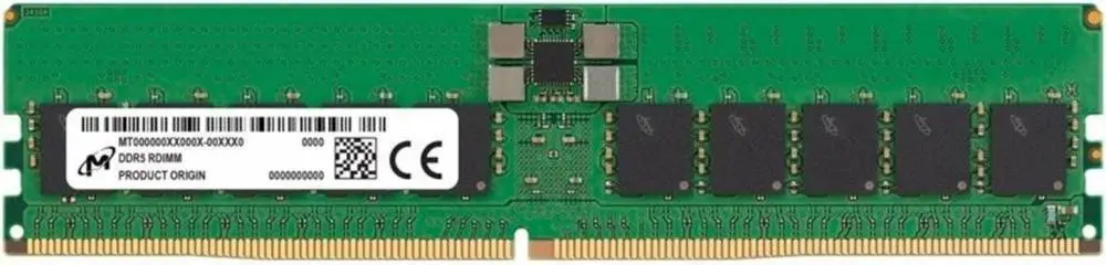 Памет Micron Server RDIMM 32GB DDR5 6400MHz CL52 ECC Reg - MTC20F2085S1RC64BD2R 
