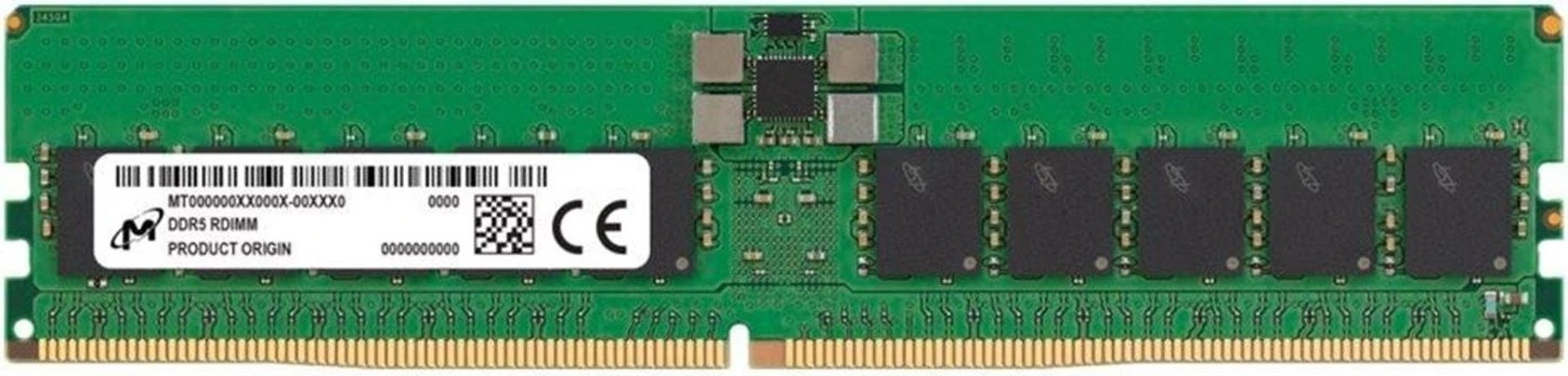 Памет Micron Server RDIMM 32GB DDR5 6400MHz CL52 ECC Reg - MTC20F2085S1RC64BD2R 