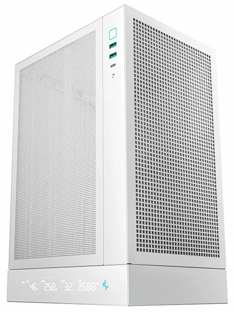 Кутия DeepCool CH170 PLUS WH ITX Vertical Case