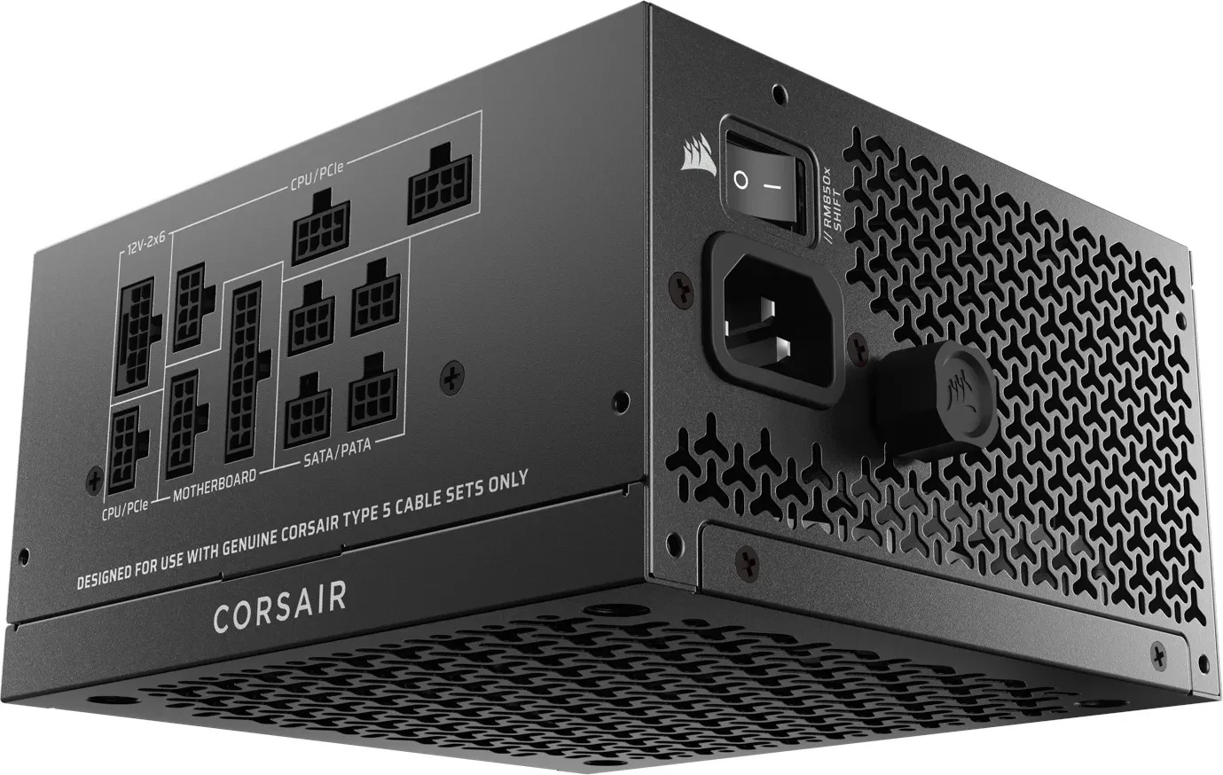 Захранване Corsair RMx SHIFT 2025 RM850x 850W 80 Plus Gold ATX 3.1, PCIe 5.1 - CP-9020299-EU