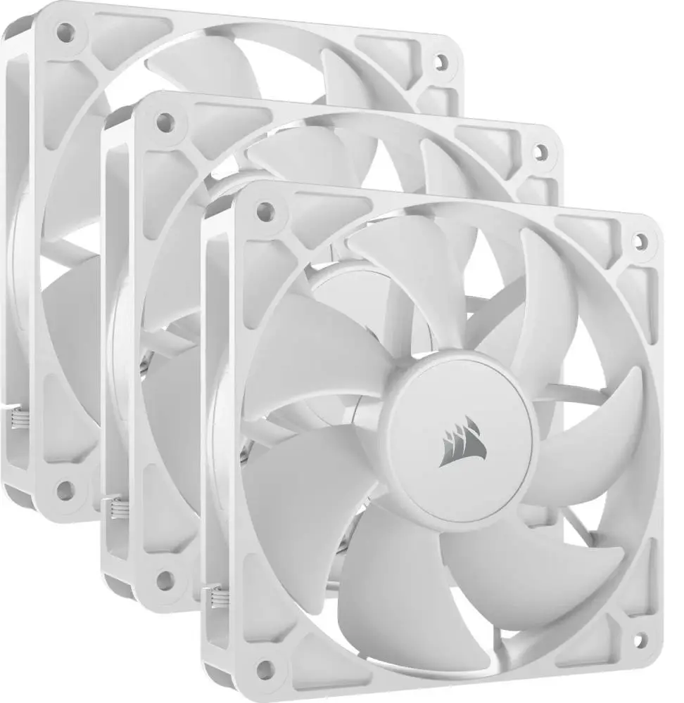 Вентилатор Corsair RS Series RS120 White 3-Pack 120mm Fans - CO-9050193-WW
