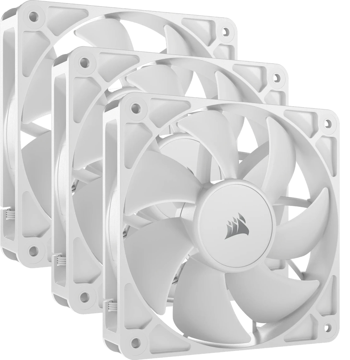 Вентилатор Corsair RS Series RS120 White 3-Pack 120mm Fans - CO-9050193-WW