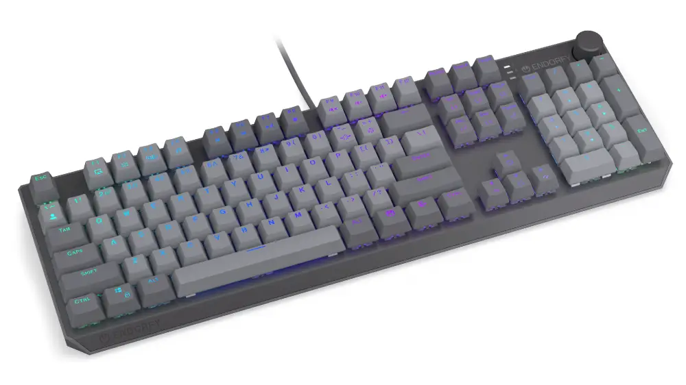 Endorfy механична клавиатура Thock V2 Full Size, PBT, Endorfy Red switch, US Layout