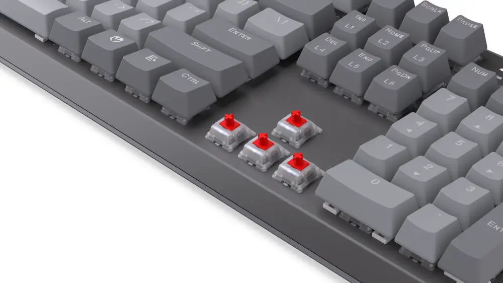 Endorfy механична клавиатура Thock V2 Full Size, PBT, Endorfy Red switch, US Layout