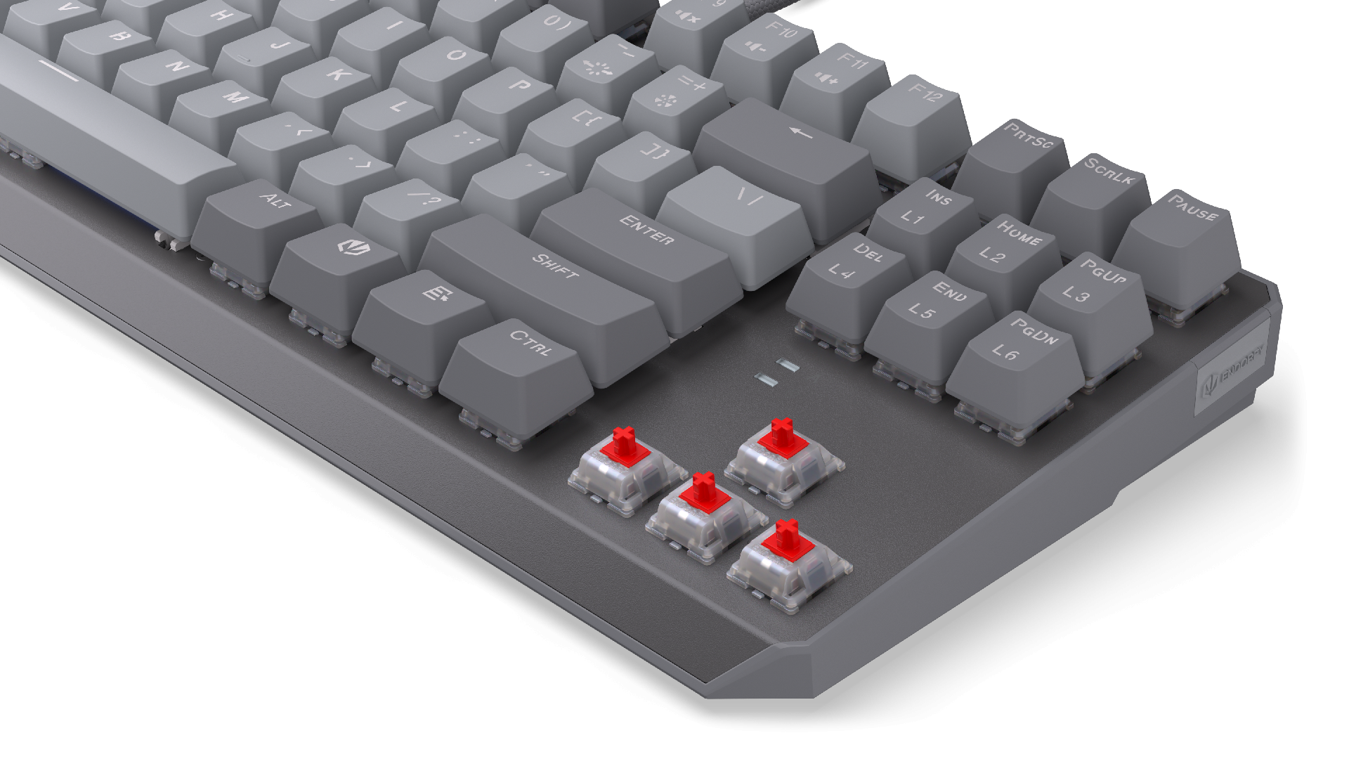 Endorfy механическая клавиатура Thock V2 TKL, PBT, Endorfy Red switch, US Layout