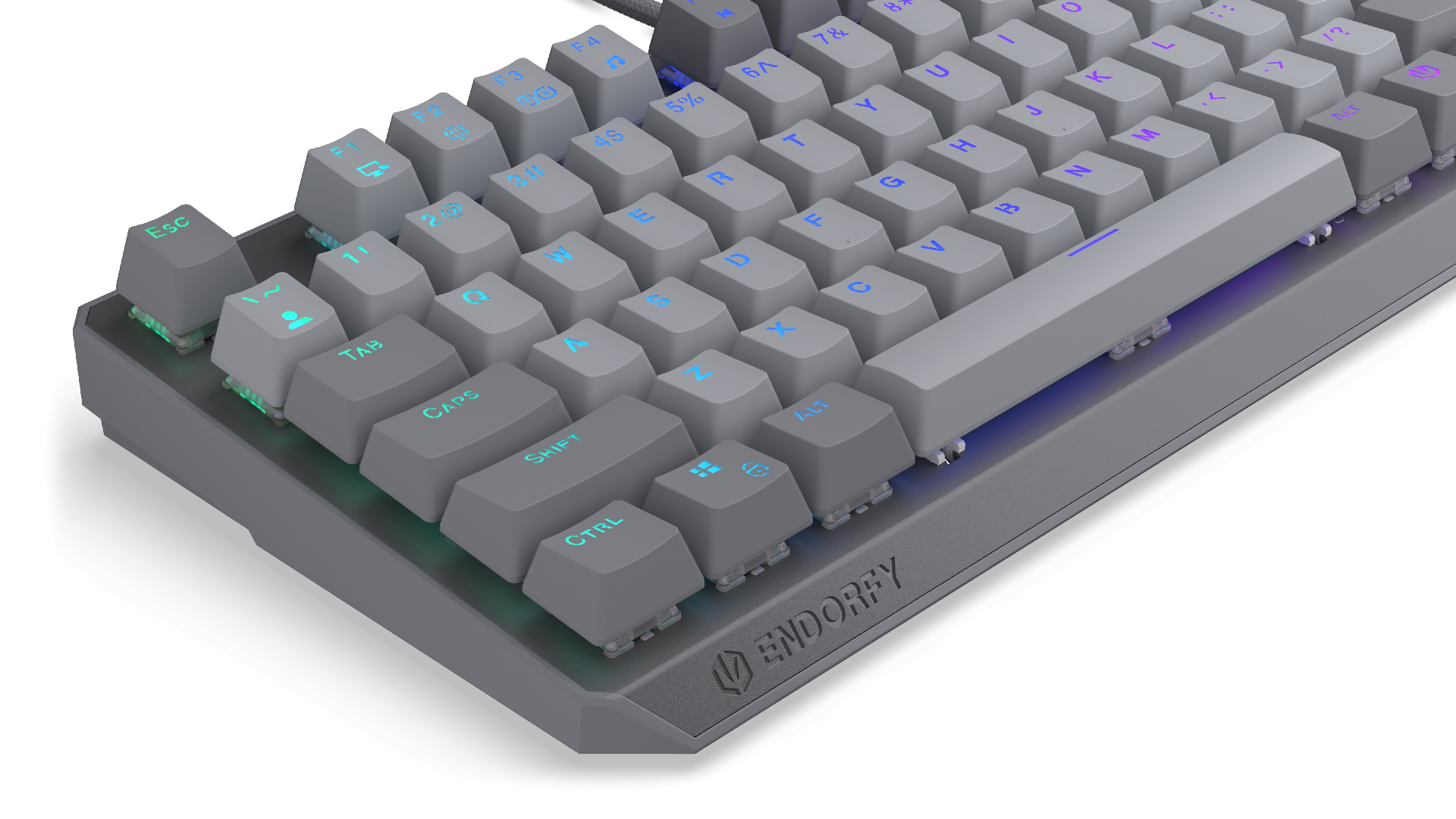Endorfy механическая клавиатура Thock V2 TKL, PBT, Endorfy Red switch, US Layout