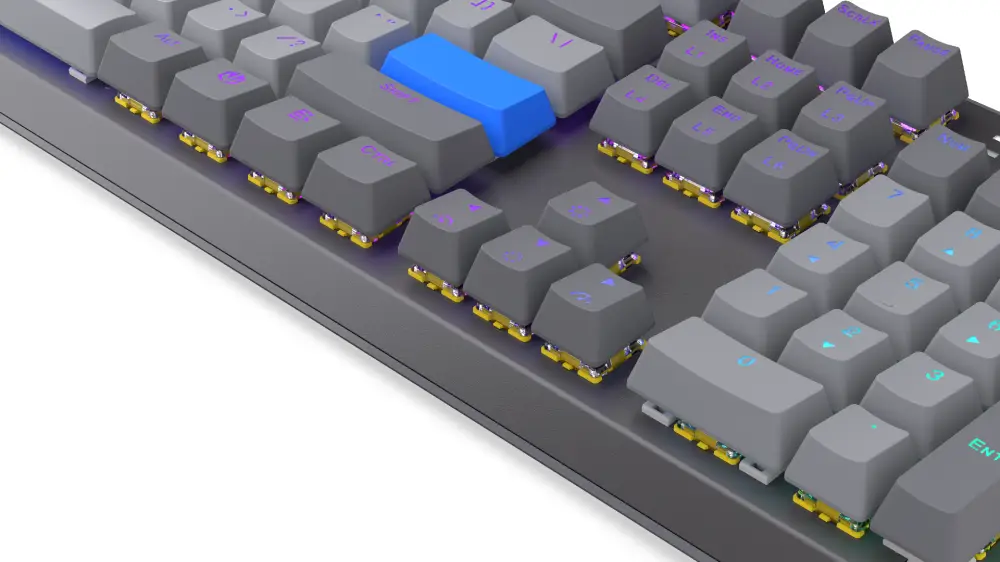 Endorfy механична клавиатура Thock Wireless V2 Full Size, PBT, Endorfy Yellow switch, US Layout