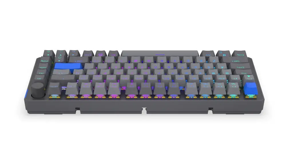 Endorfy механична клавиатура Thock Wireless V2 75%, PBT, Endorfy Yellow switch, US Layout