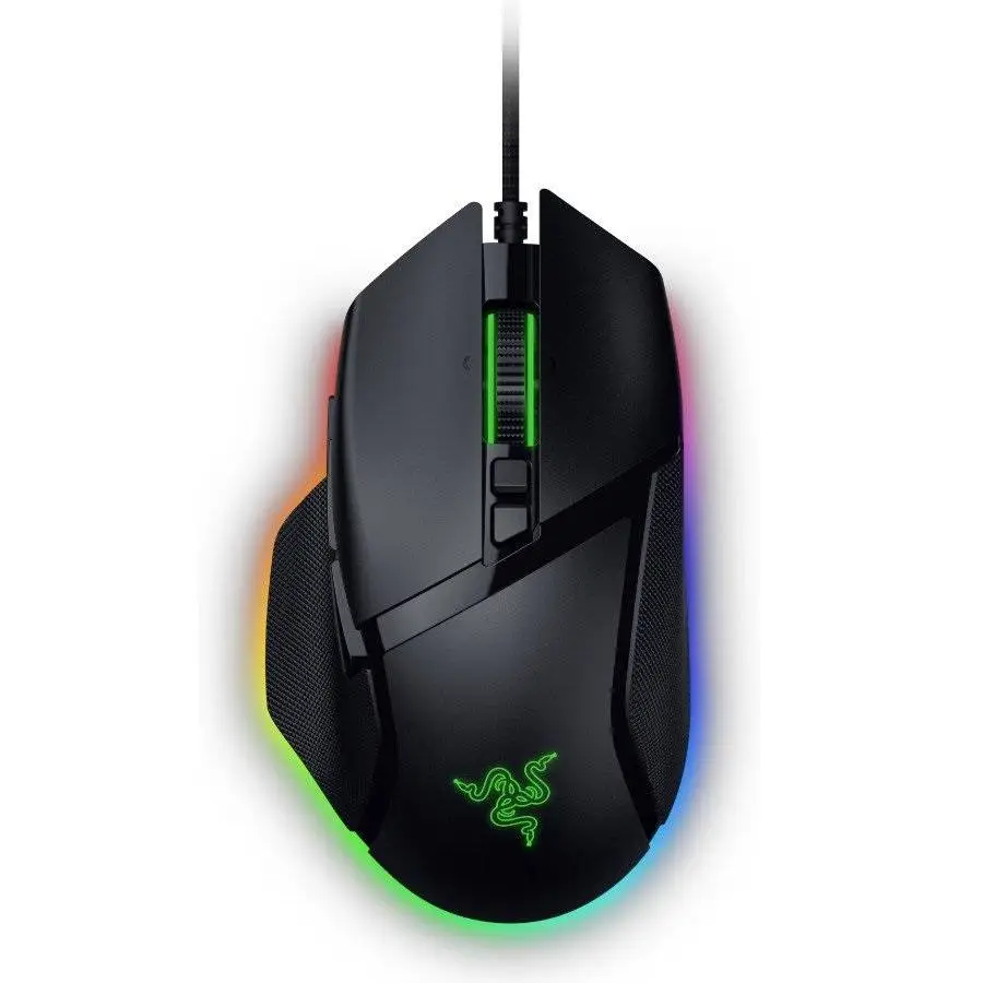 Геймърска мишка Razer Basilisk V3 35K Gaming Mouse, Black, Focus Pro 35K Optical Sensor - RZ01-05230100-R3M1