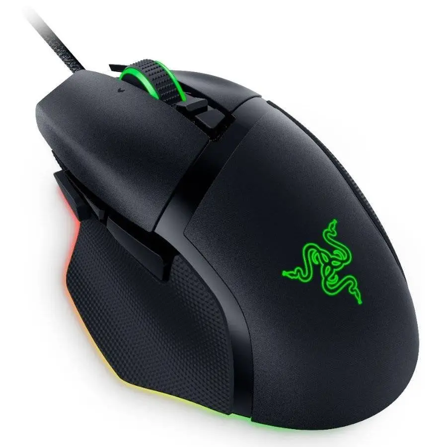 Геймърска мишка Razer Basilisk V3 35K Gaming Mouse, Black, Focus Pro 35K Optical Sensor - RZ01-05230100-R3M1