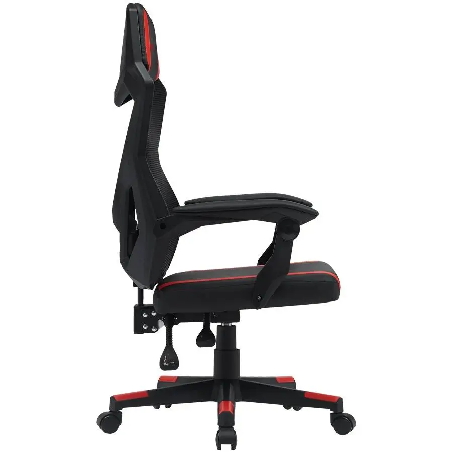 Геймърски стол CANYON gaming chair Flow MCH01 Mesh Black Red - CNE-MCH01R