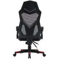 Геймърски стол CANYON gaming chair Flow MCH01 Mesh Black Red - CNE-MCH01R