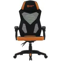 Геймърски стол CANYON gaming chair Wave MCH02 Mesh Black Orange - CNE-MCH02