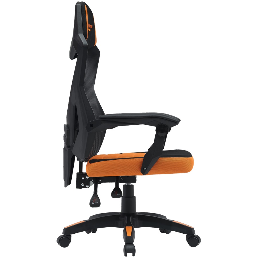 Геймърски стол CANYON gaming chair Wave MCH02 Mesh Black Orange - CNE-MCH02