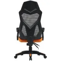 Геймърски стол CANYON gaming chair Wave MCH02 Mesh Black Orange - CNE-MCH02