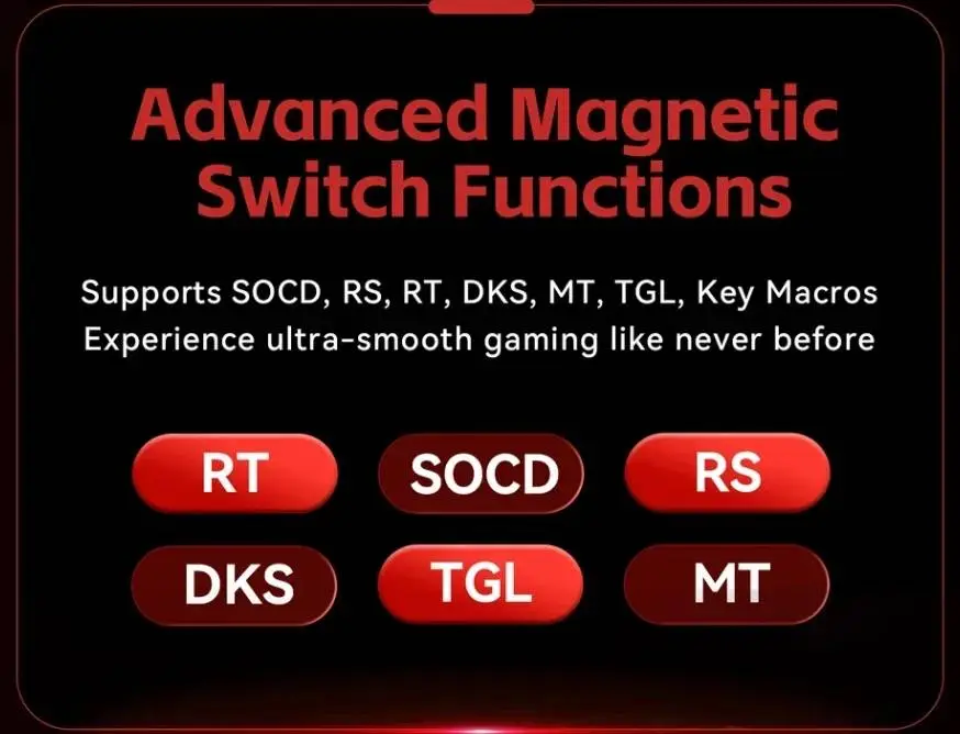 Madlions професионална геймърска механична клавиатура Professional Gaming Mechanical Keyboard MAD 60 HE Flagship V2 - 8K, Magnetic Amber Pro Switches - White