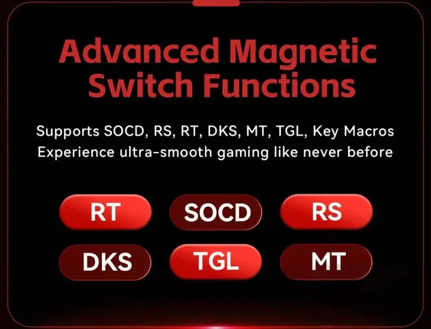 Madlions професионална геймърска механична клавиатура Professional Gaming Mechanical Keyboard MAD 60 HE Flagship V2 - 8K, Magnetic Amber Pro Switches - Black