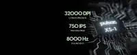 Pulsar професионална геймърска мишка Wireless Gaming Mouse X2F Black [Pulsar LAB] - 8K, Black