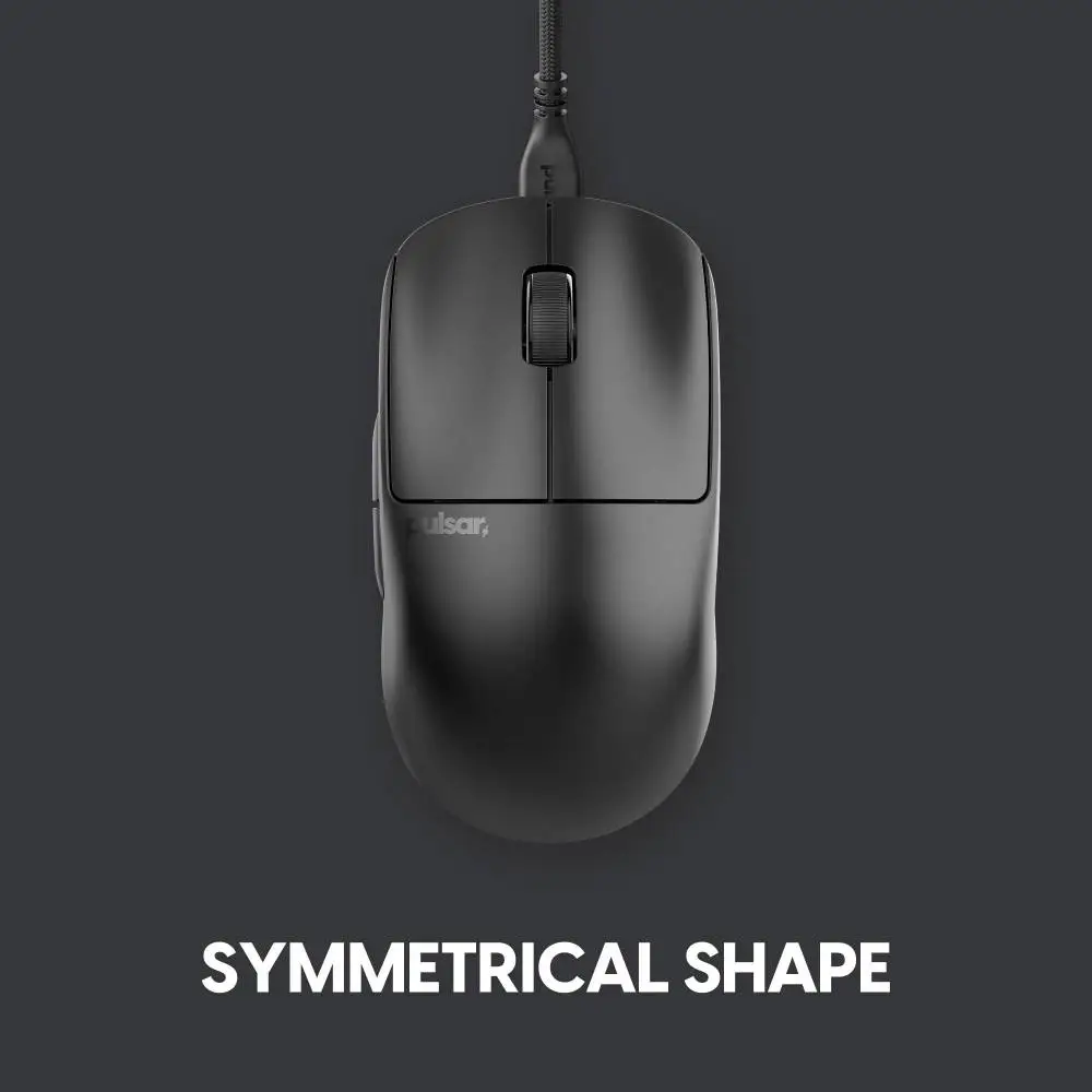 Pulsar професионална геймърска мишка Wired Gaming Mouse X2 Wired Size2 Black