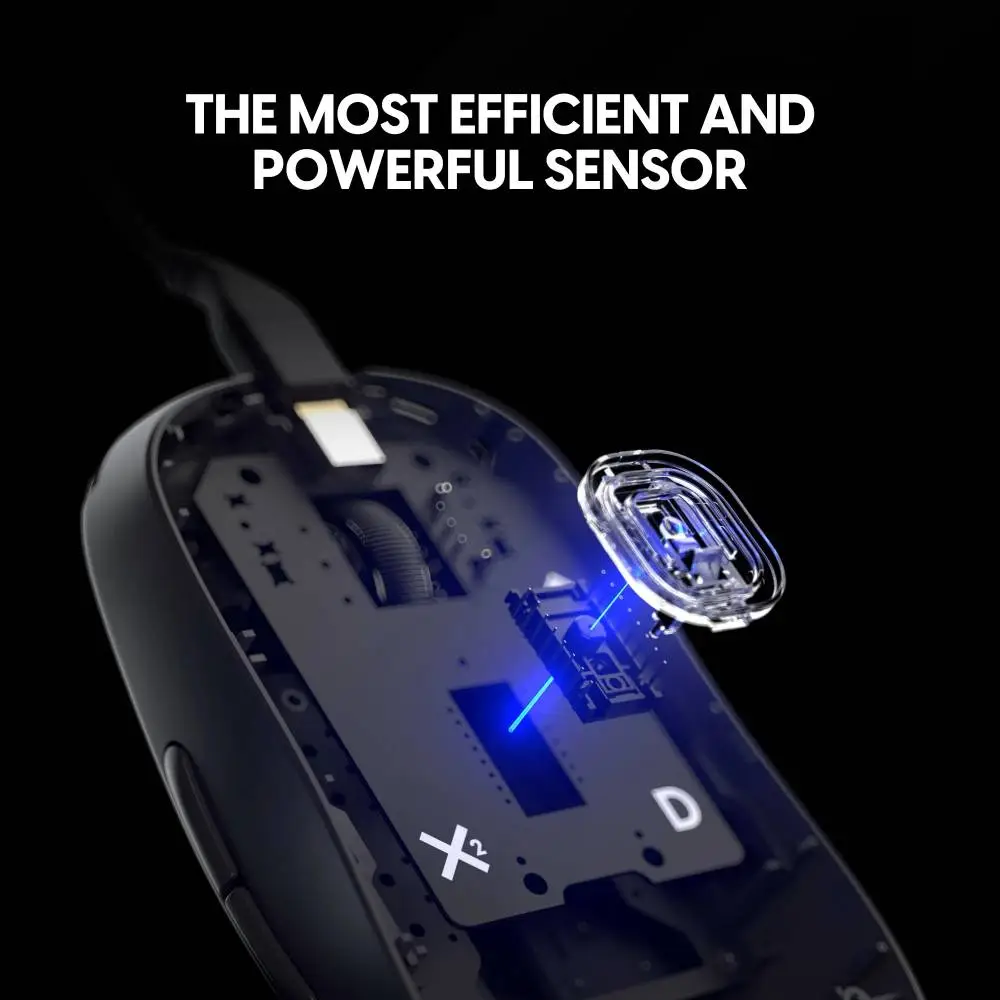 Pulsar професионална геймърска мишка Wired Gaming Mouse X2 Wired Size2 Black