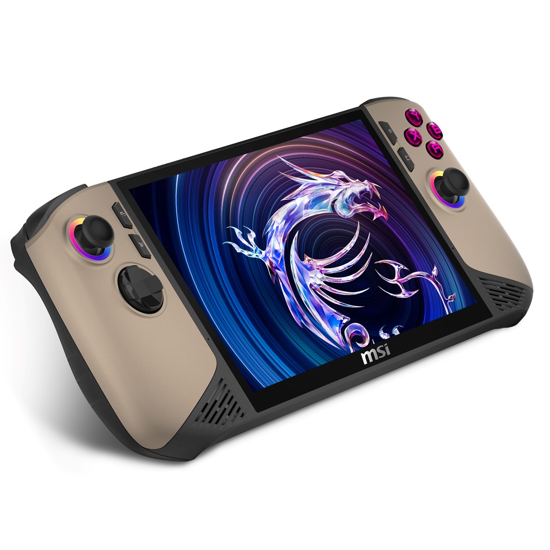 Портативна конзола MSI Claw 8 AI+ A2VM-037PL Portable Game Console 1TB Touchscreen Wi-Fi Beige