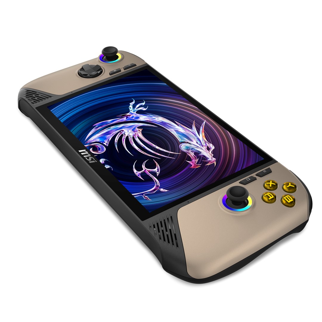 Портативна конзола MSI Claw 8 AI+ A2VM-037PL Portable Game Console 1TB Touchscreen Wi-Fi Beige