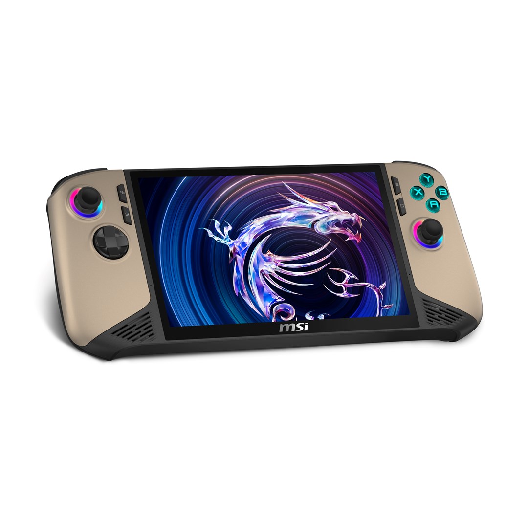 Портативна конзола MSI Claw 8 AI+ A2VM-037PL Portable Game Console 1TB Touchscreen Wi-Fi Beige