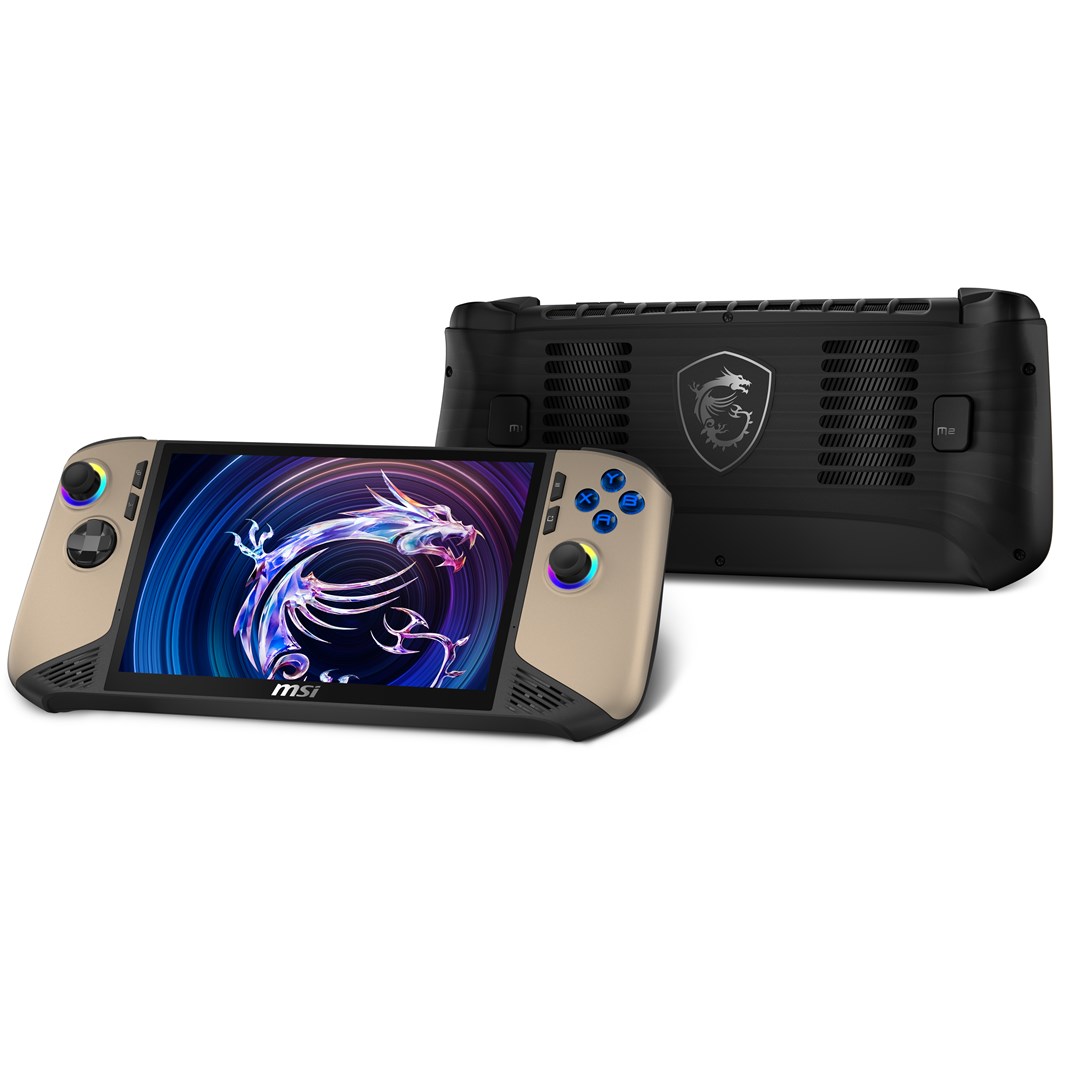 Портативна конзола MSI Claw 8 AI+ A2VM-037PL Portable Game Console 1TB Touchscreen Wi-Fi Beige