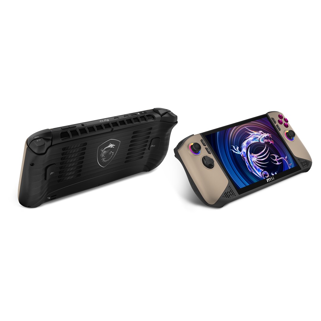 Портативна конзола MSI Claw 8 AI+ A2VM-037PL Portable Game Console 1TB Touchscreen Wi-Fi Beige