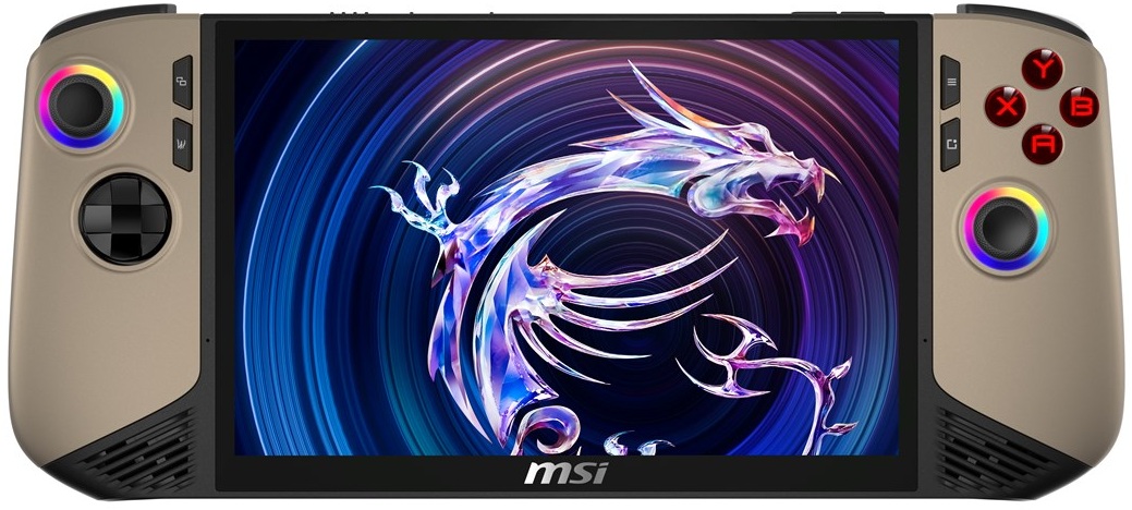 Портативна конзола MSI Claw 8 AI+ A2VM-037PL Portable Game Console 1TB Touchscreen Wi-Fi Beige