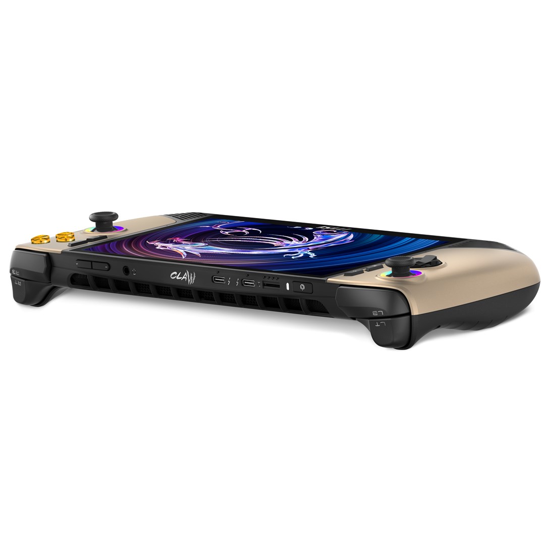 Портативна конзола MSI Claw 8 AI+ A2VM-037PL Portable Game Console 1TB Touchscreen Wi-Fi Beige