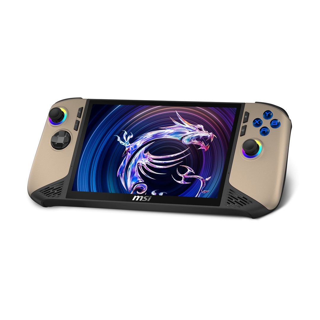 Портативна конзола MSI Claw 8 AI+ A2VM-037PL Portable Game Console 1TB Touchscreen Wi-Fi Beige