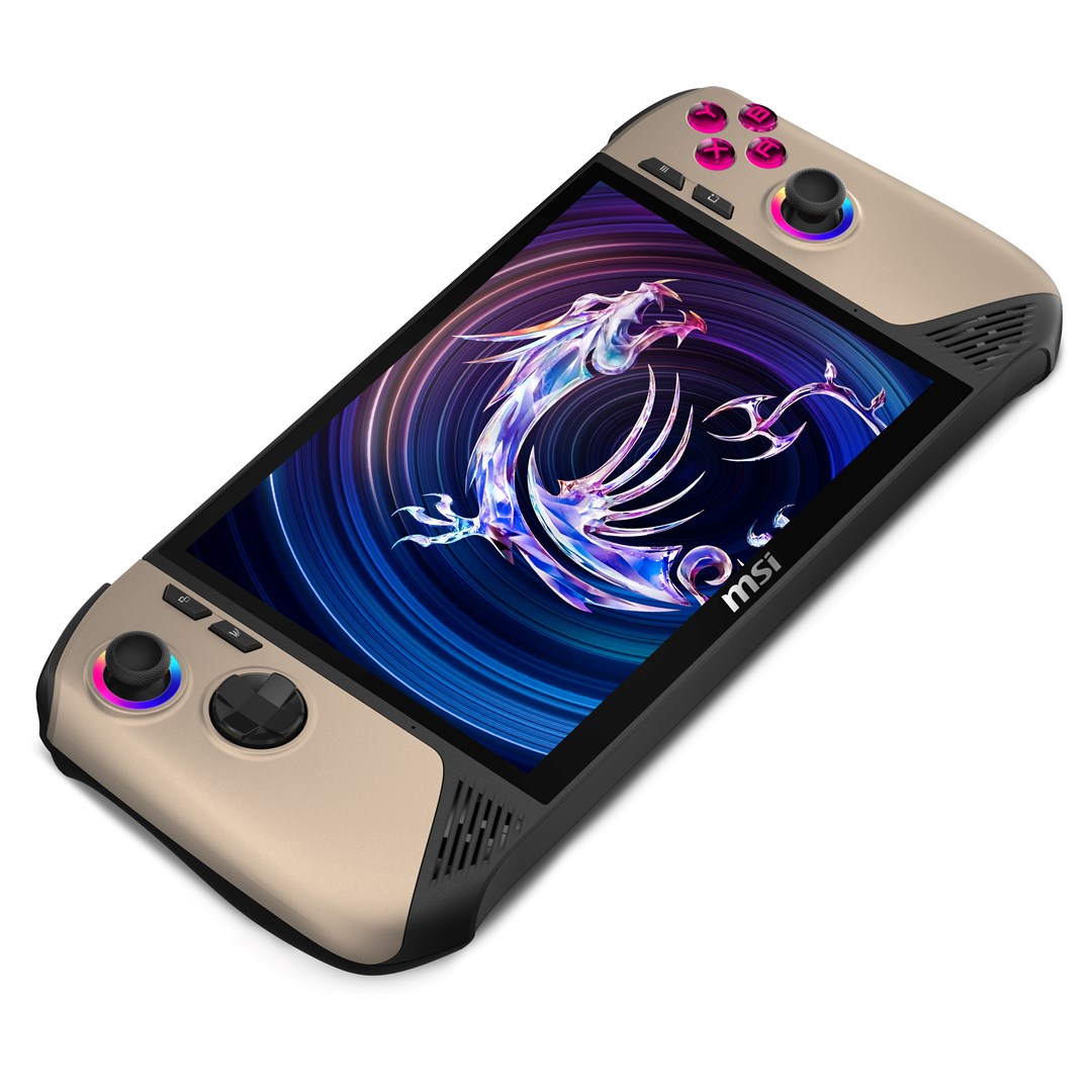 Портативна конзола MSI Claw 8 AI+ A2VM-037PL Portable Game Console 1TB Touchscreen Wi-Fi Beige