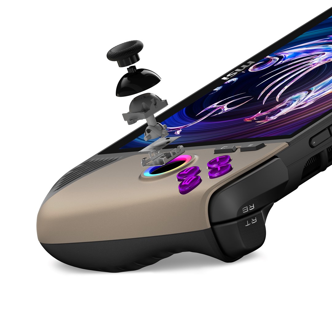 Портативна конзола MSI Claw 8 AI+ A2VM-037PL Portable Game Console 1TB Touchscreen Wi-Fi Beige