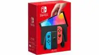 Портативна конзола Nintendo Switch OLED Portable Game Console, 7" OLED Touchscreen, 64GB, Wi-Fi Black/Blue/Red
