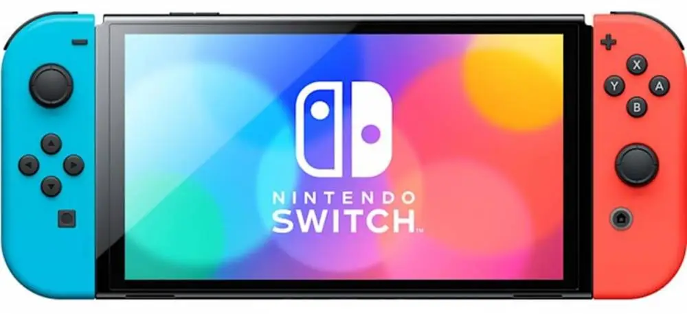 Портативна конзола Nintendo Switch OLED Portable Game Console, 7" OLED Touchscreen, 64GB, Wi-Fi Black/Blue/Red