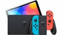 Портативна конзола Nintendo Switch OLED Portable Game Console, 7" OLED Touchscreen, 64GB, Wi-Fi Black/Blue/Red
