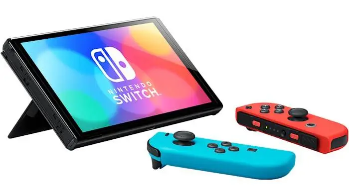 Портативна конзола Nintendo Switch OLED Portable Game Console, 7" OLED Touchscreen, 64GB, Wi-Fi Black/Blue/Red