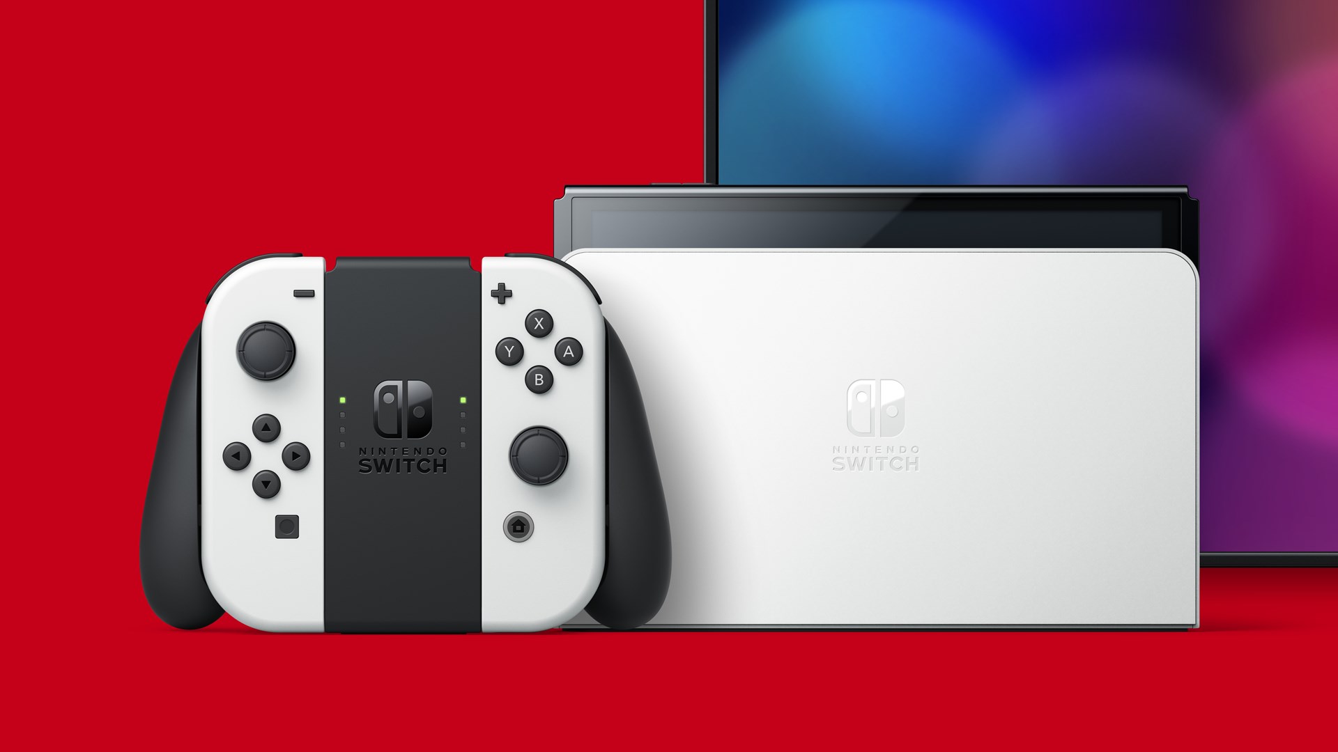 Портативна конзола Nintendo Switch OLED Portable Game Console, 7" OLED Touchscreen, 64GB, Wi-Fi, White