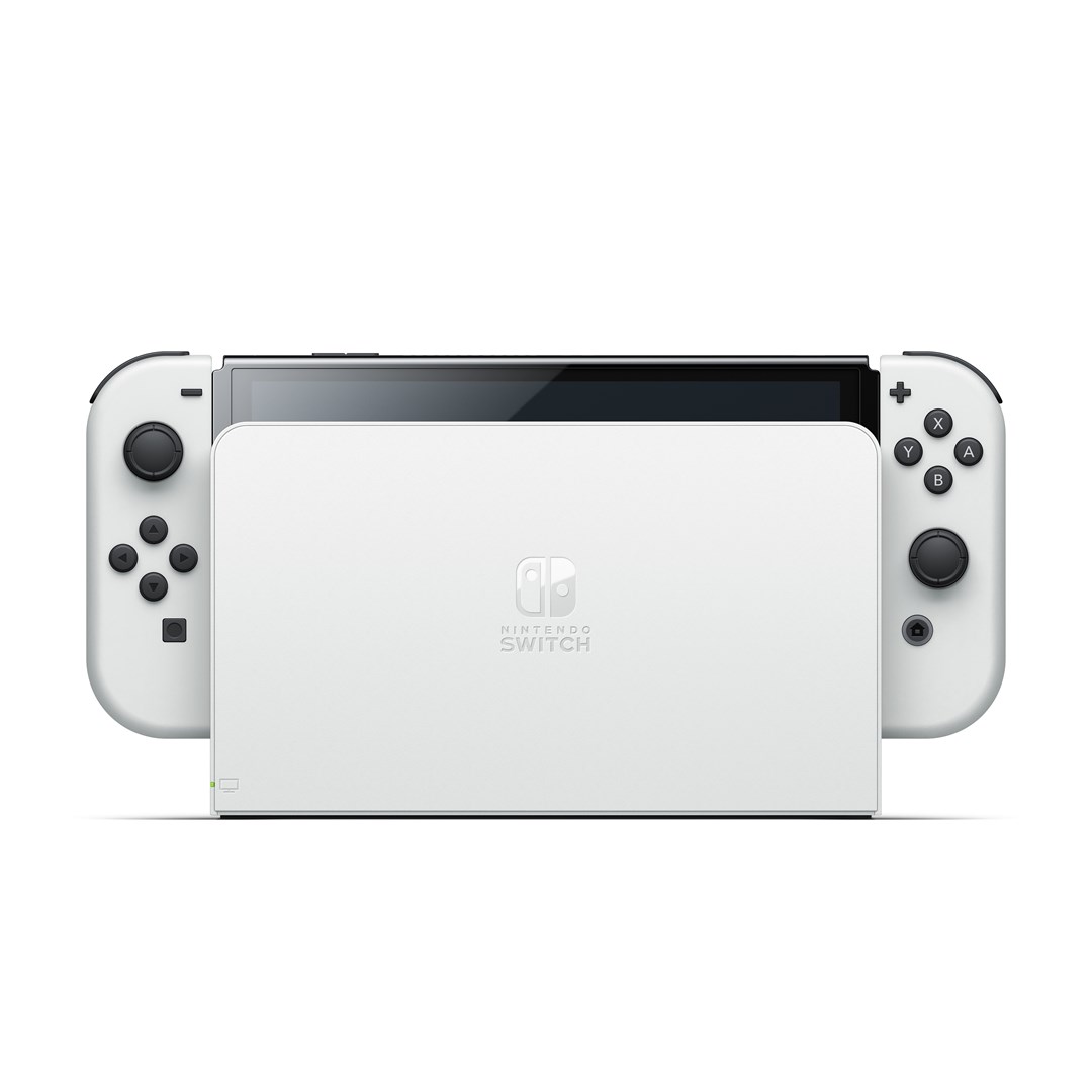 Портативна конзола Nintendo Switch OLED Portable Game Console, 7" OLED Touchscreen, 64GB, Wi-Fi, White