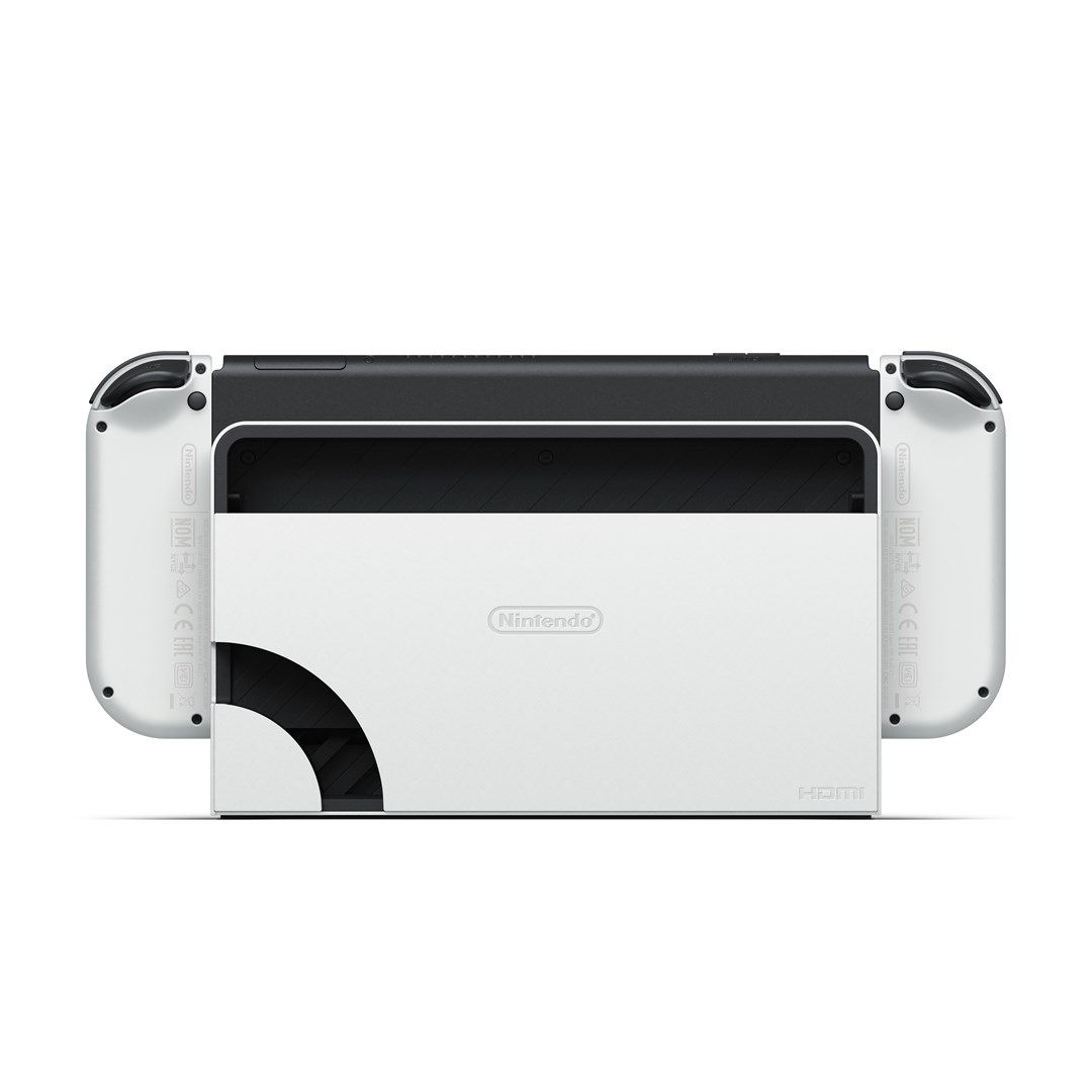 Портативна конзола Nintendo Switch OLED Portable Game Console, 7" OLED Touchscreen, 64GB, Wi-Fi, White