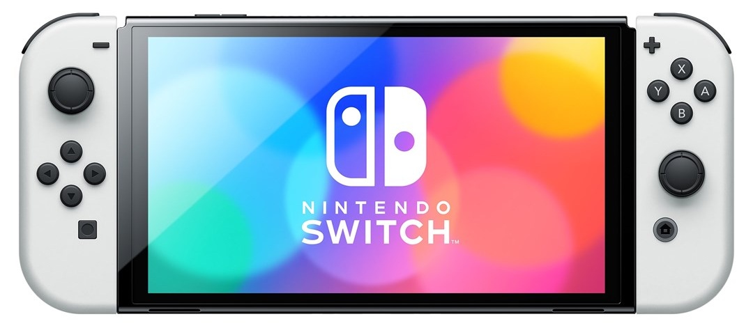 Портативна конзола Nintendo Switch OLED Portable Game Console, 7" OLED Touchscreen, 64GB, Wi-Fi, White