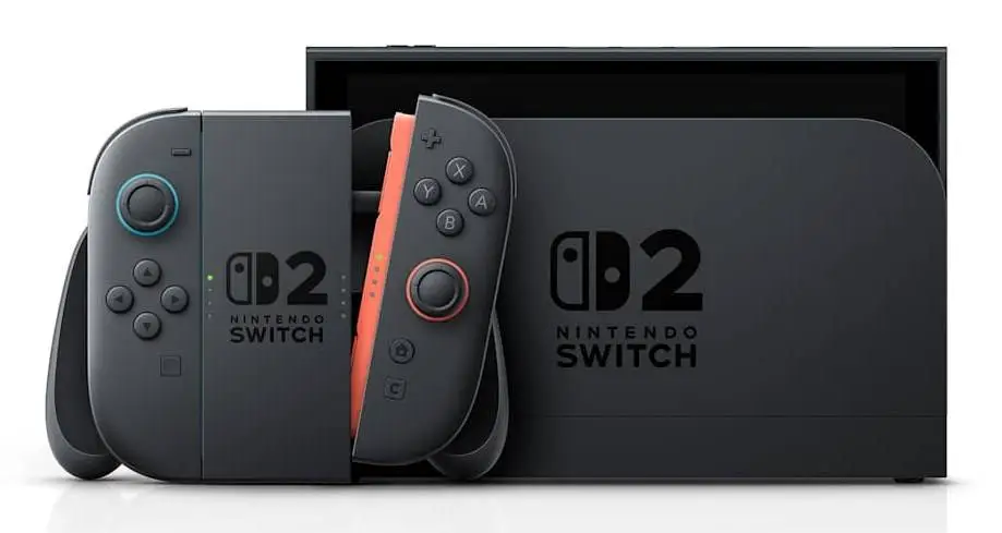 Портативна конзола Nintendo Switch 2 + Mario Kart World Portable Game Console, 7.9" Touchscreen, 256GB, Wi-Fi Black