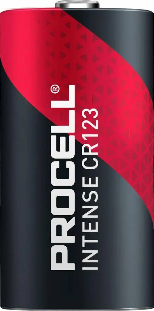 Батерия литиева индустриална CR123 3V 10 бр. в опаковка PROCELL INTENSE DURACELL /цена за 10 бр. батерии/