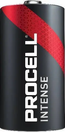 Батерия алкална индустриална LR20 D 10pk опаковка INTENSE  PROCELL /цена за 10 бр./