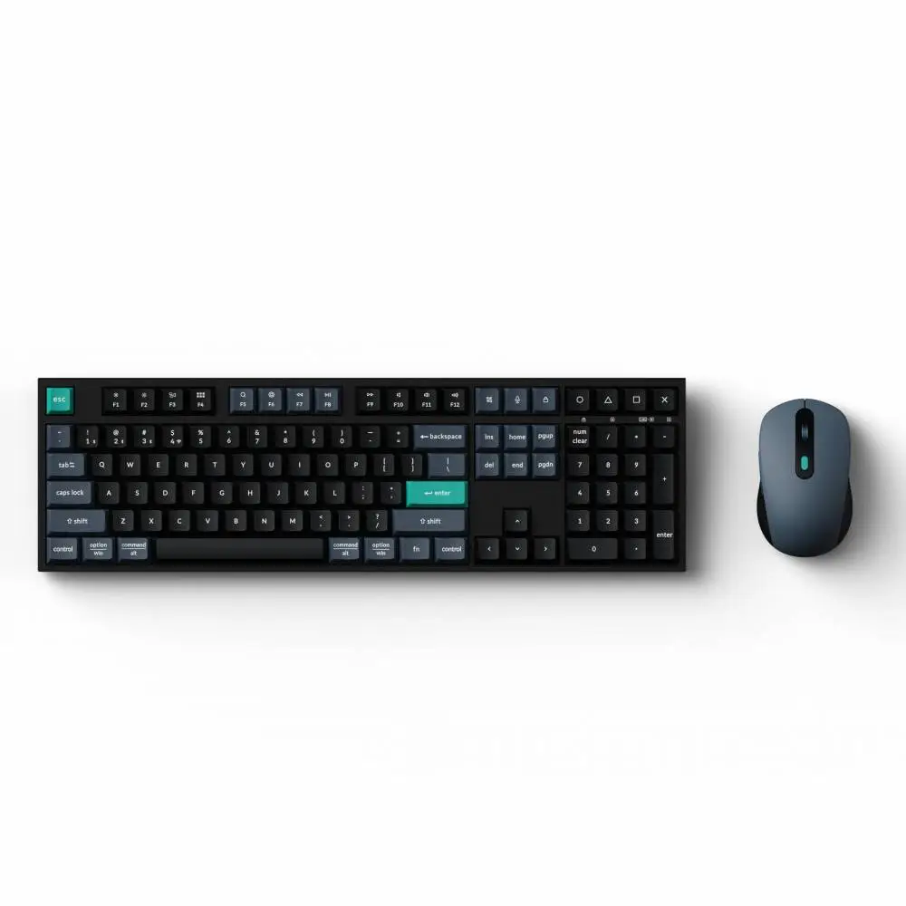 Комплект клавиатура и мишка Keychron B36 Deep Black и BM25 Wireless/BT/Wired Combo