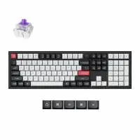 Безжична механичка клавиатура Keychron Q6 HE QMK Gateron Double-Rail Magnetic Switch - Carbon Black