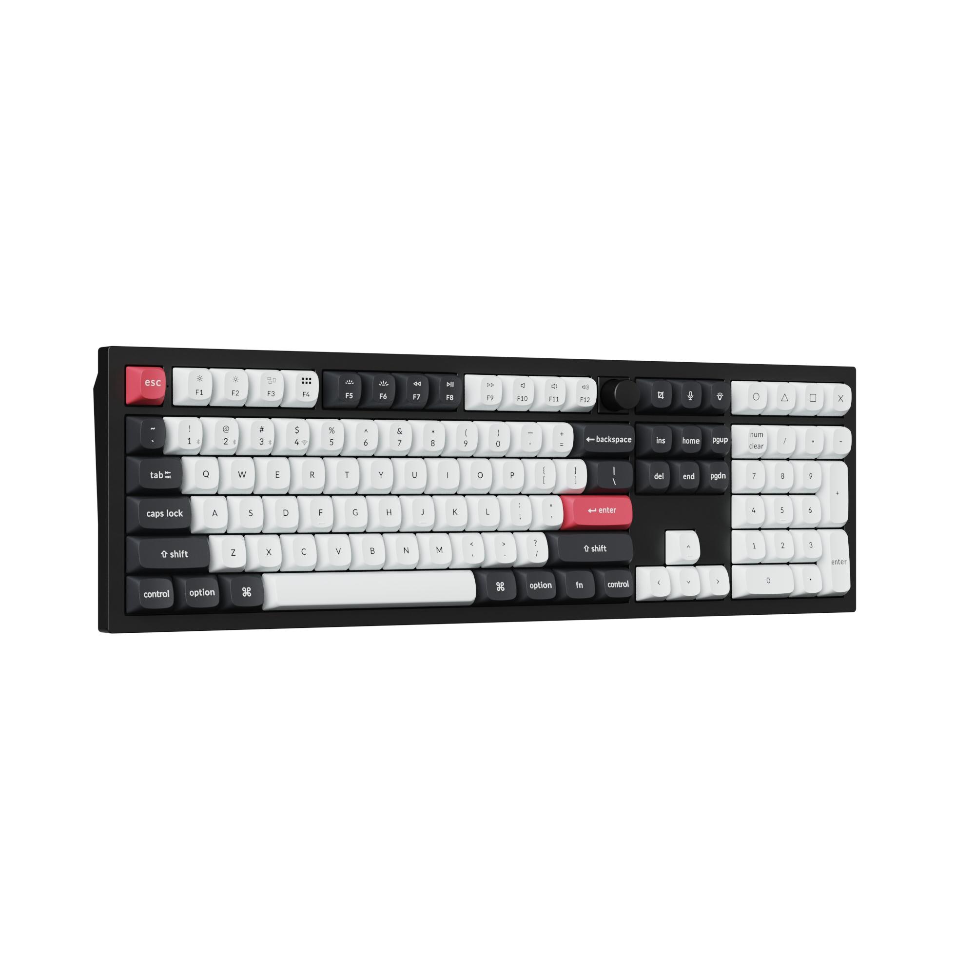 Безжична механичка клавиатура Keychron Q6 HE QMK Gateron Double-Rail Magnetic Switch - Carbon Black