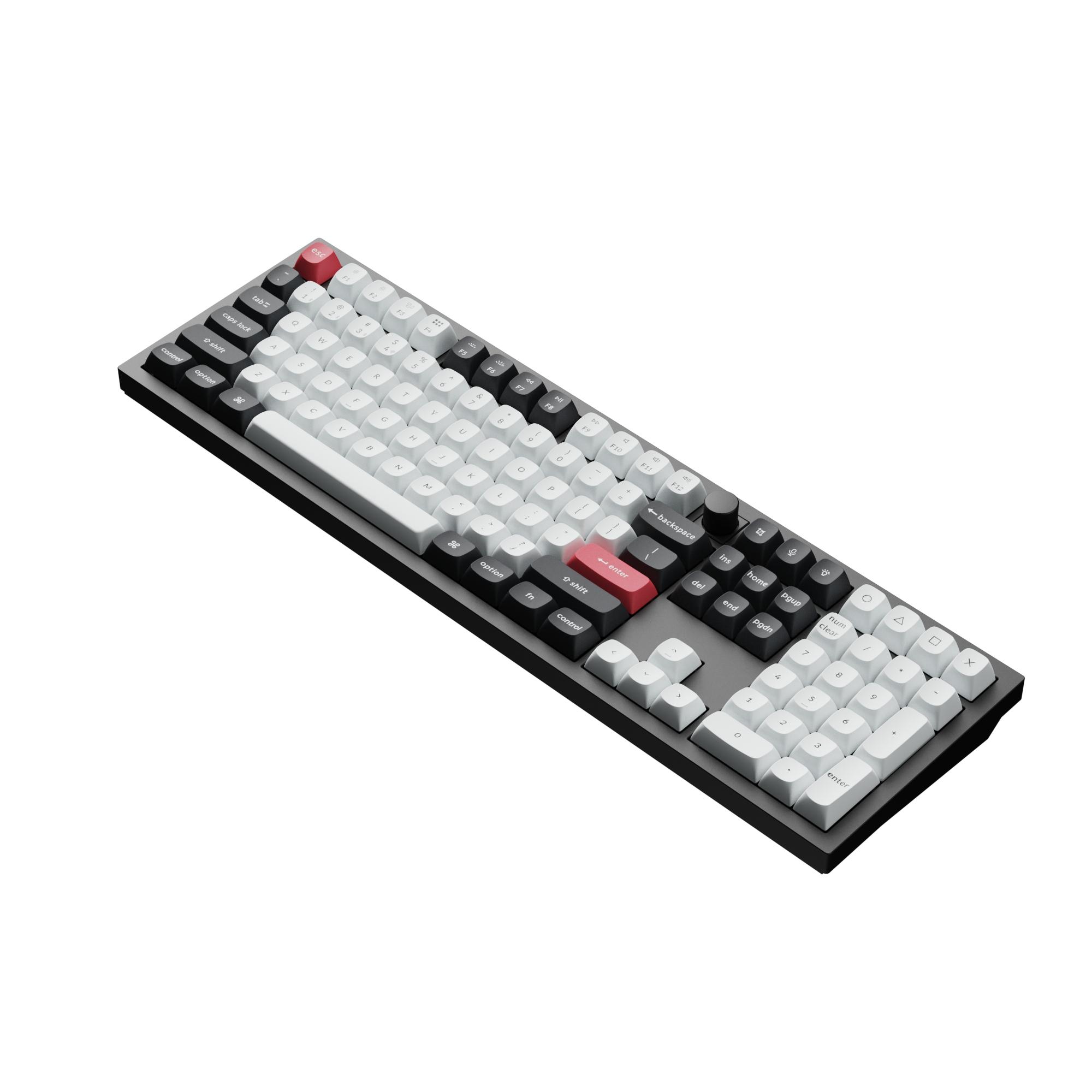 Безжична механичка клавиатура Keychron Q6 HE QMK Gateron Double-Rail Magnetic Switch - Carbon Black