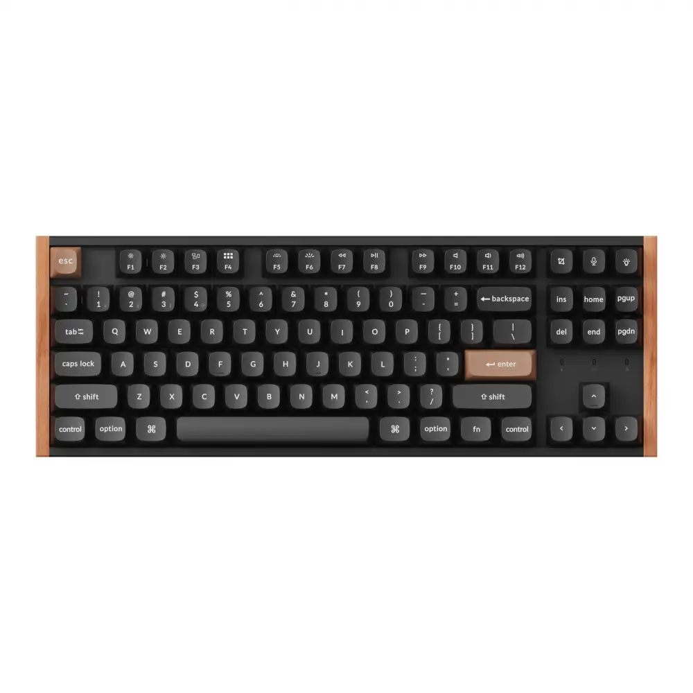 Геймърска Механична клавиатура Keychron K8 HE Magnetic Switch - Black Special Edition
